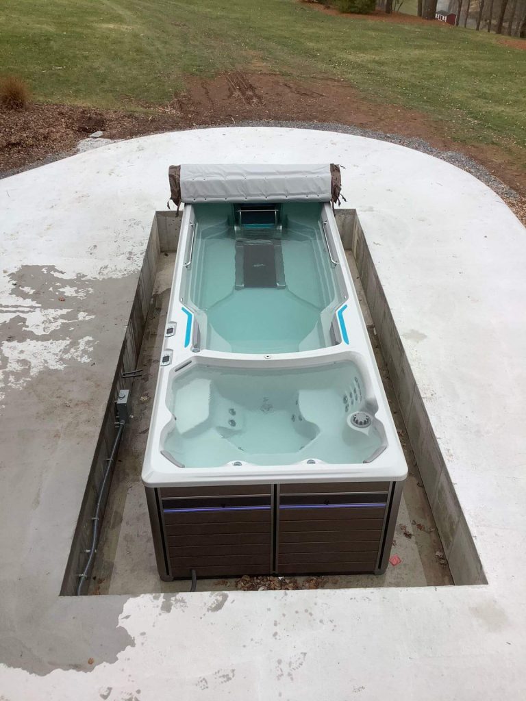 Endless Pools E2000 delivered & installed in Sacramento