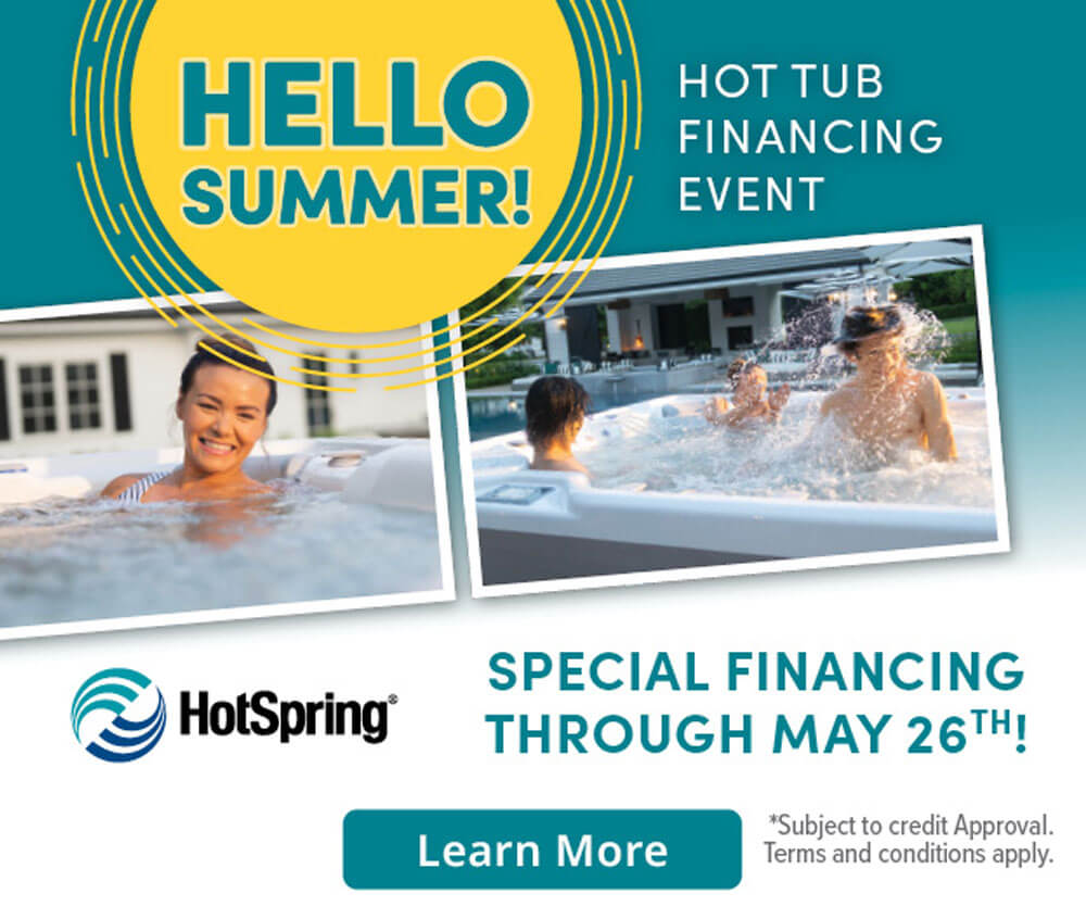 Hot Spring Spas Financing Event!